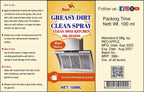 Greasy Dirt Clean Spray 100Ml (Pack of 2)