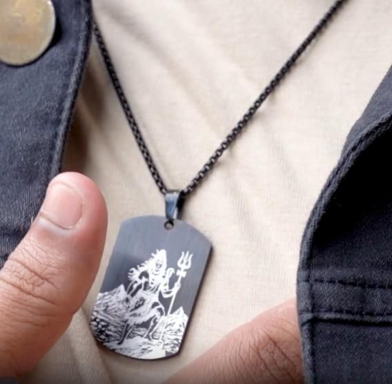 Eternal Shiv Godform Pendant with Chain